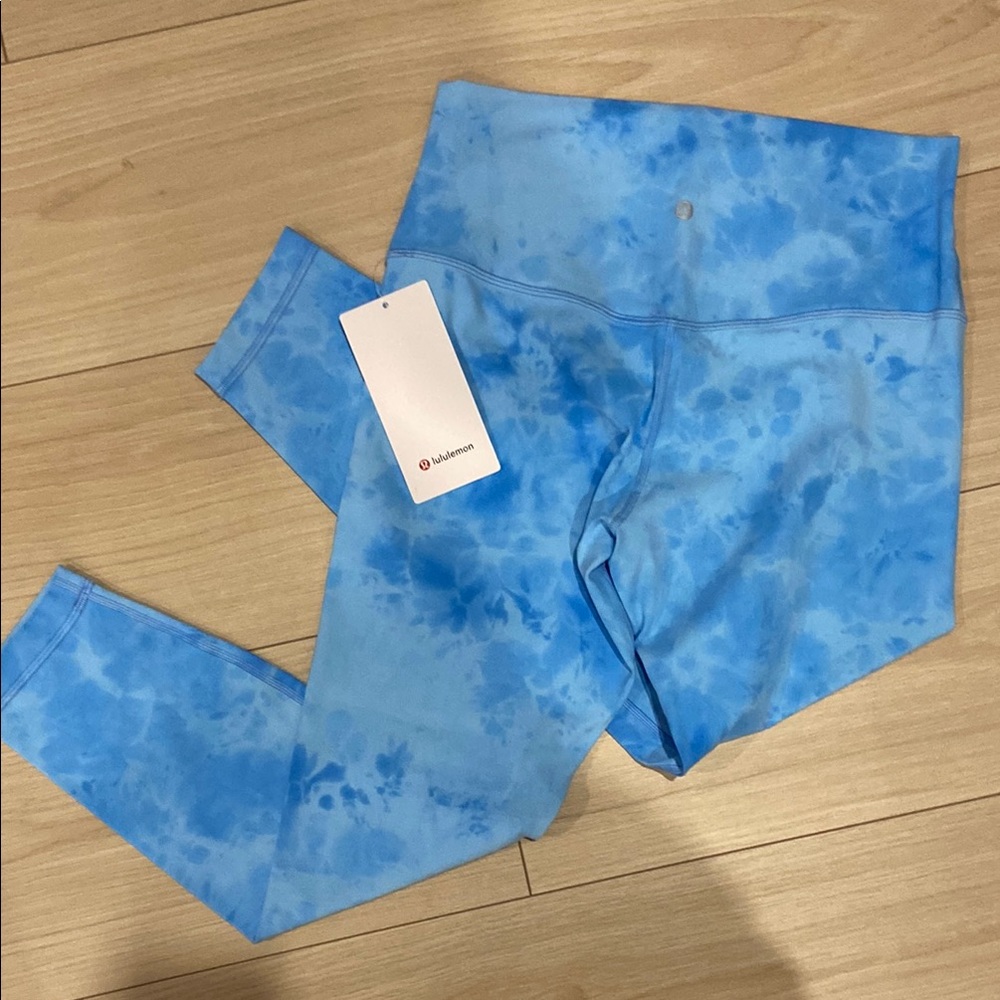 073•Lululemon Align High-Rise 25”Leggings •Ocean Blue